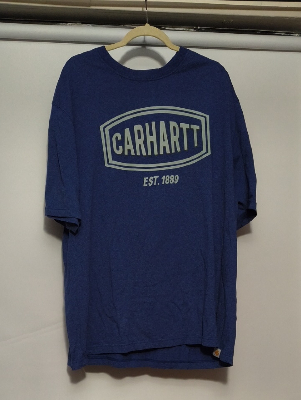 Carhartt Royal Blue Graphic Logo Tee
